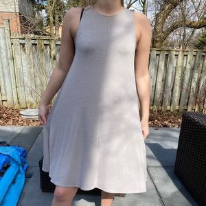 Aritzia High Neck A-Frame Dress